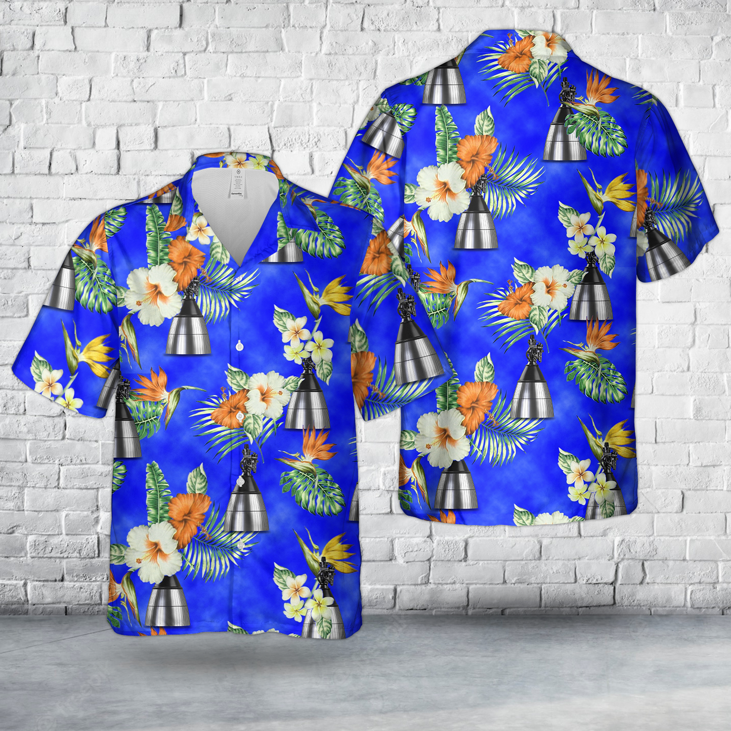 SpaceX Starship Raptor - Vacuum Engine Hawaiian Shirt