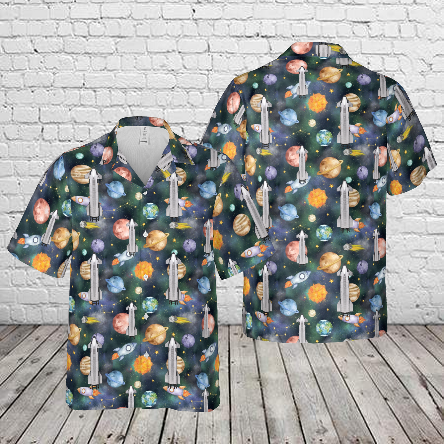SpaceX Starship SN 24 Hawaiian Shirt