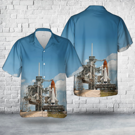 Space Shuttle Endeavour STS-134 Hawaiian Shirt