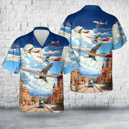 Spain Iberia Airbus A320 "Puerto Rico" scheme Hawaiian Shirt