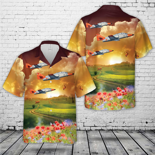 Spanish Air Force CASA C-101EB Aviojet E25-88 Hawaiian Shirt