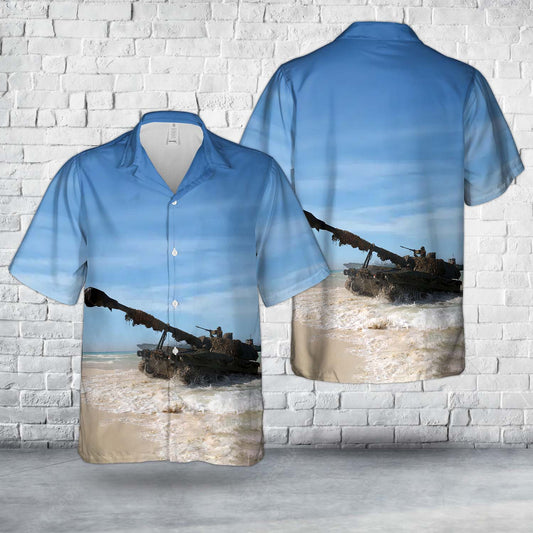 Spanish Marine M109 howitzer Hawaiian Shirt