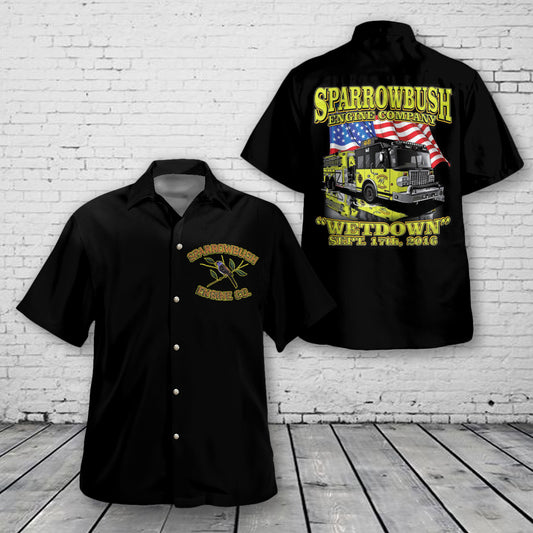 Sparrow Bush, New York, Sparrow Bush Engine Company Hawaiian Shirt
