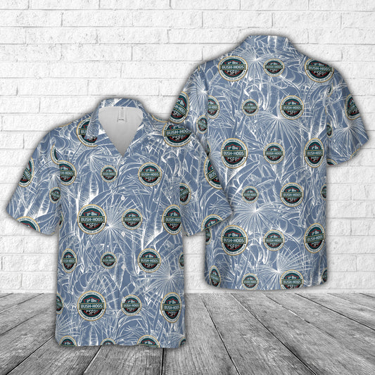 Special Forces 3RD Group 2ND BATTALION BUSH HOGS Hawaiian Shirt