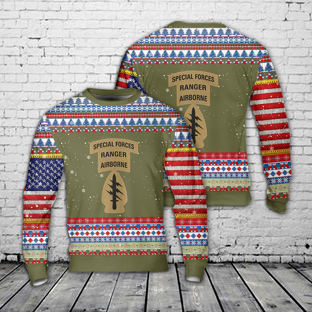 Special Forces Airborne, Ranger, and Special Forces Christmas Sweater