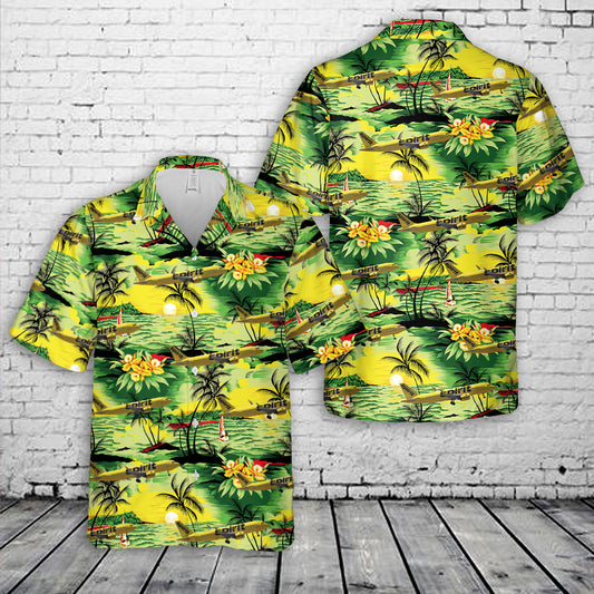 Spirit Airlines A320neo Bare Fare Livery Hawaiian Shirt