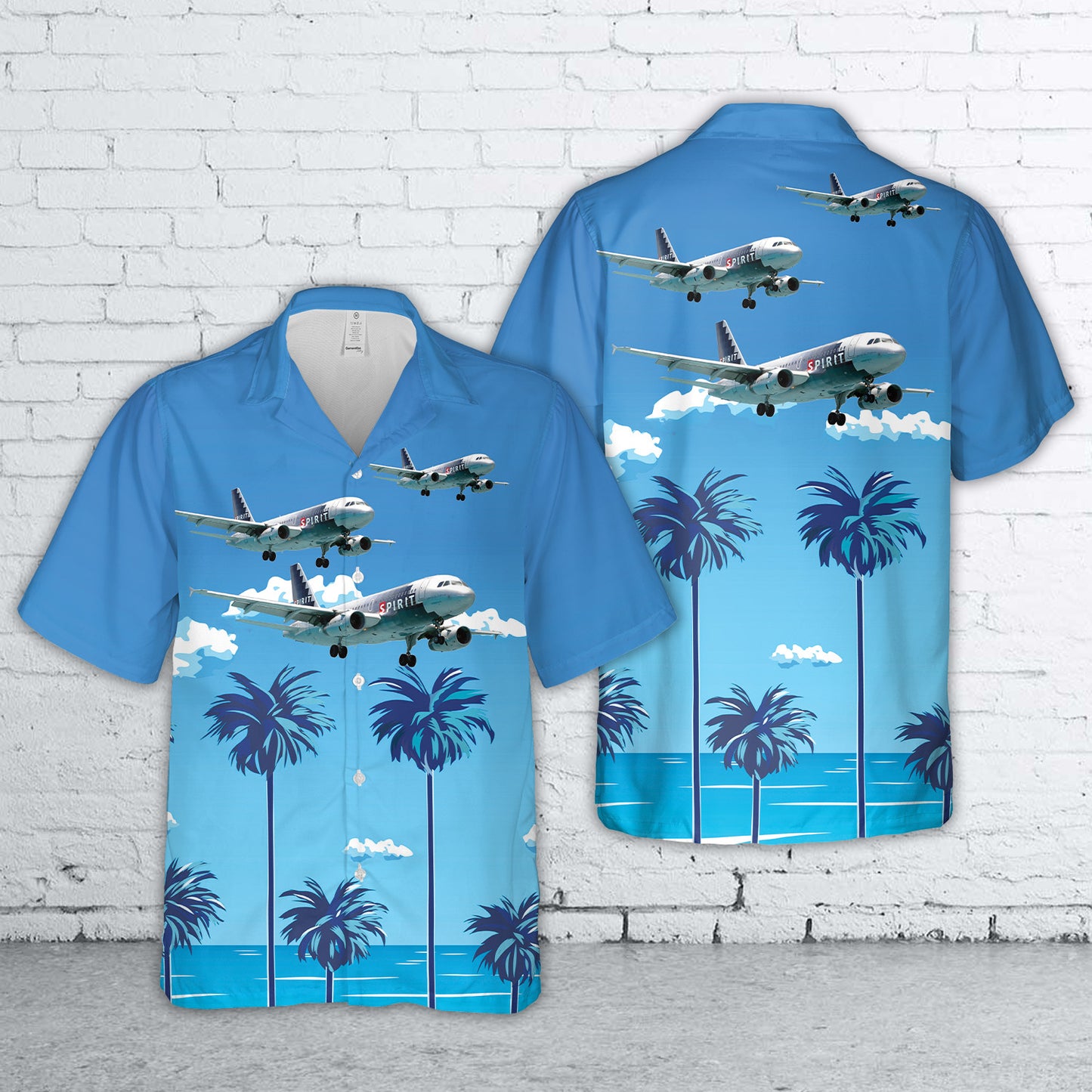 Spirit Airlines Airbus A319-100 Spirit of the Americas Hawaiian Shirt