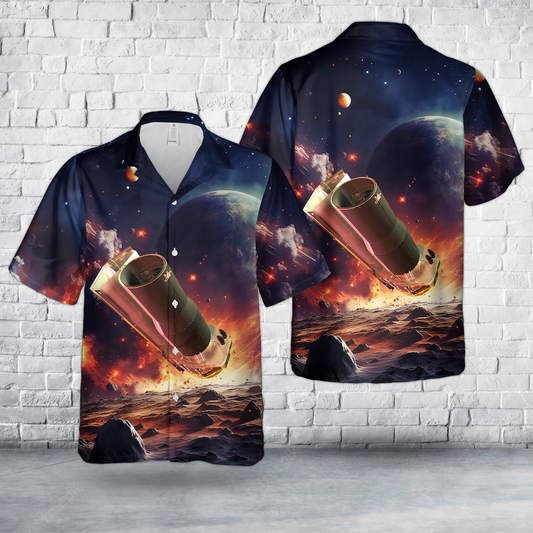 Spitzer Space Telescope Hawaiian Shirt