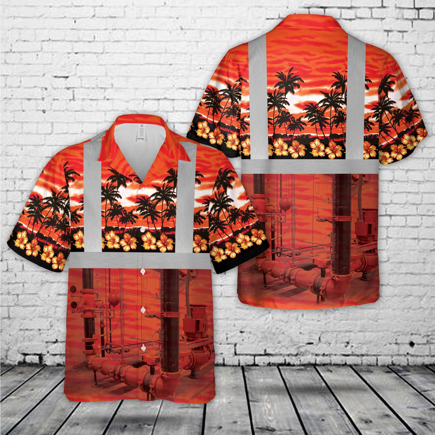Sprinkler Fitter Tropical Hawaiian Shirt