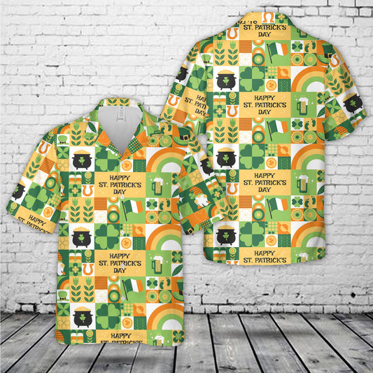 St.Patricks Day Hawaiian Shirt