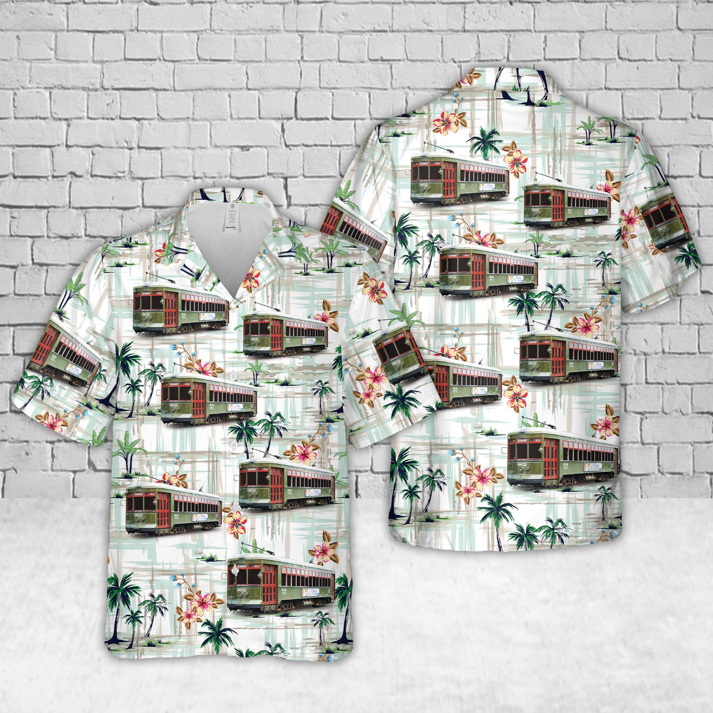 St. Charles Streetcar Line Hawaiian Shirt
