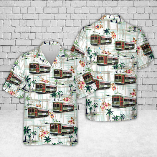 St. Charles Streetcar Line Hawaiian Shirt