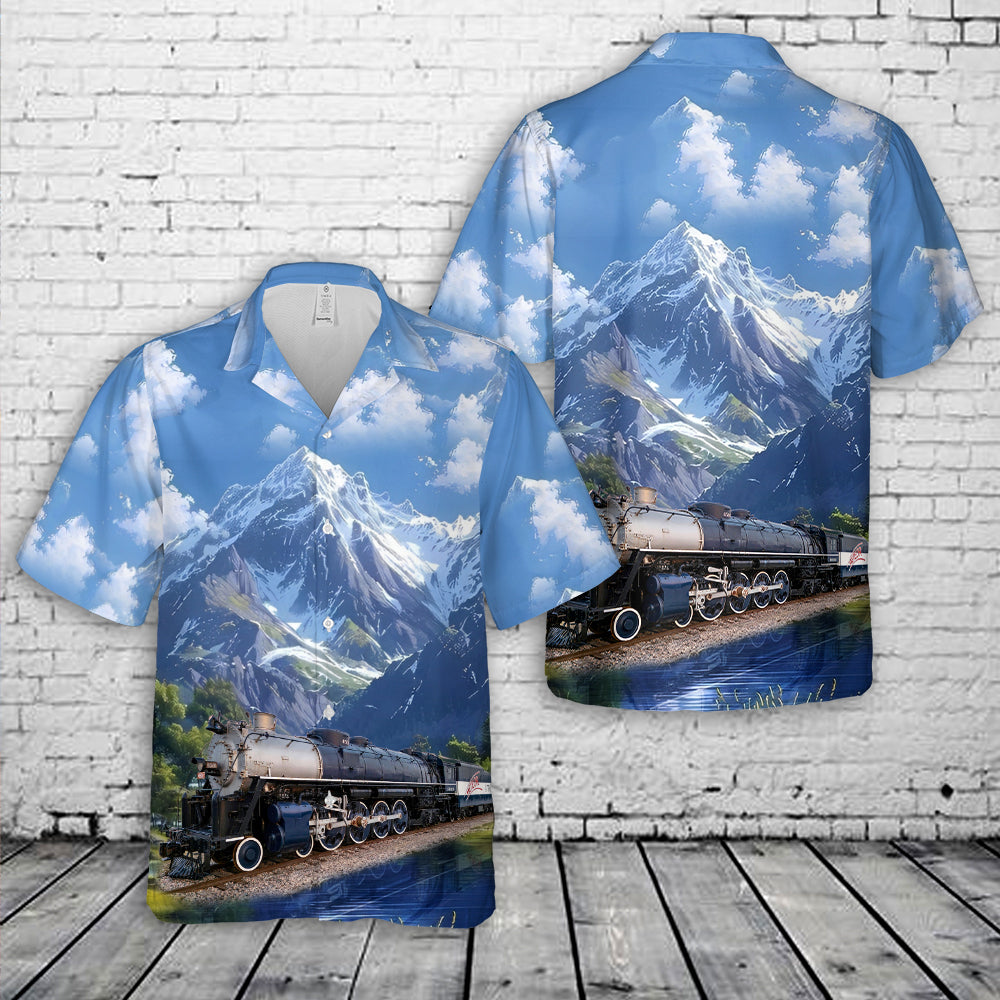 St. Louis-San Francisco "Meteor" #4501 Locomotive Hawaiian Shirt