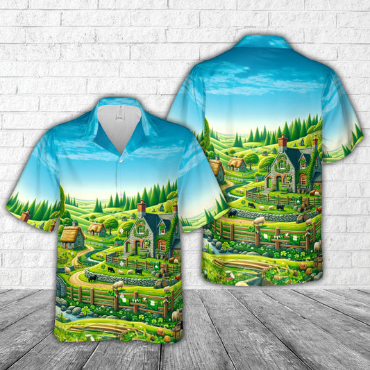 St Patrick's Irish Farm Hawaiian Shirt