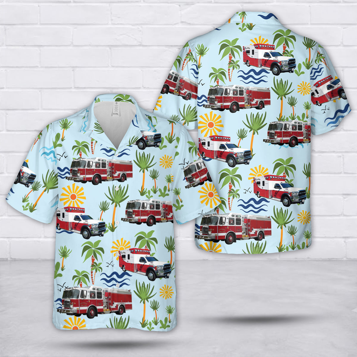 Standish Fire-EMS, Maine Hawaiian Shirt