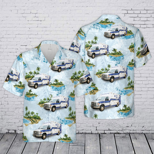 Stanly County EMS Hawaiian Shirt