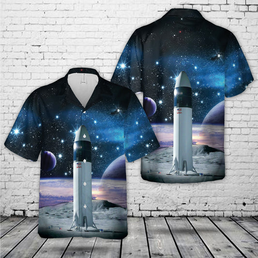 Starship HLS (Human Landing System) Hawaiian Shirt