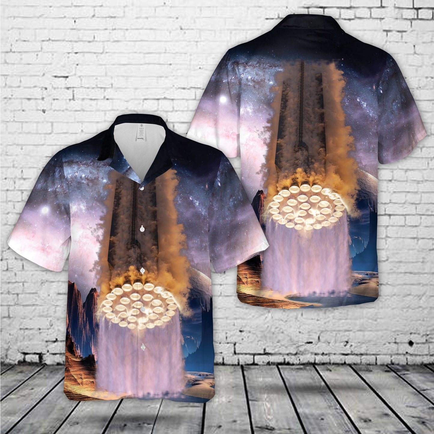 Starship, 33 Raptor Engines Hawaiian Shirt