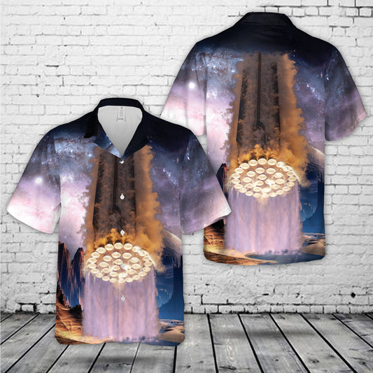 Starship, 33 Raptor Engines Hawaiian Shirt