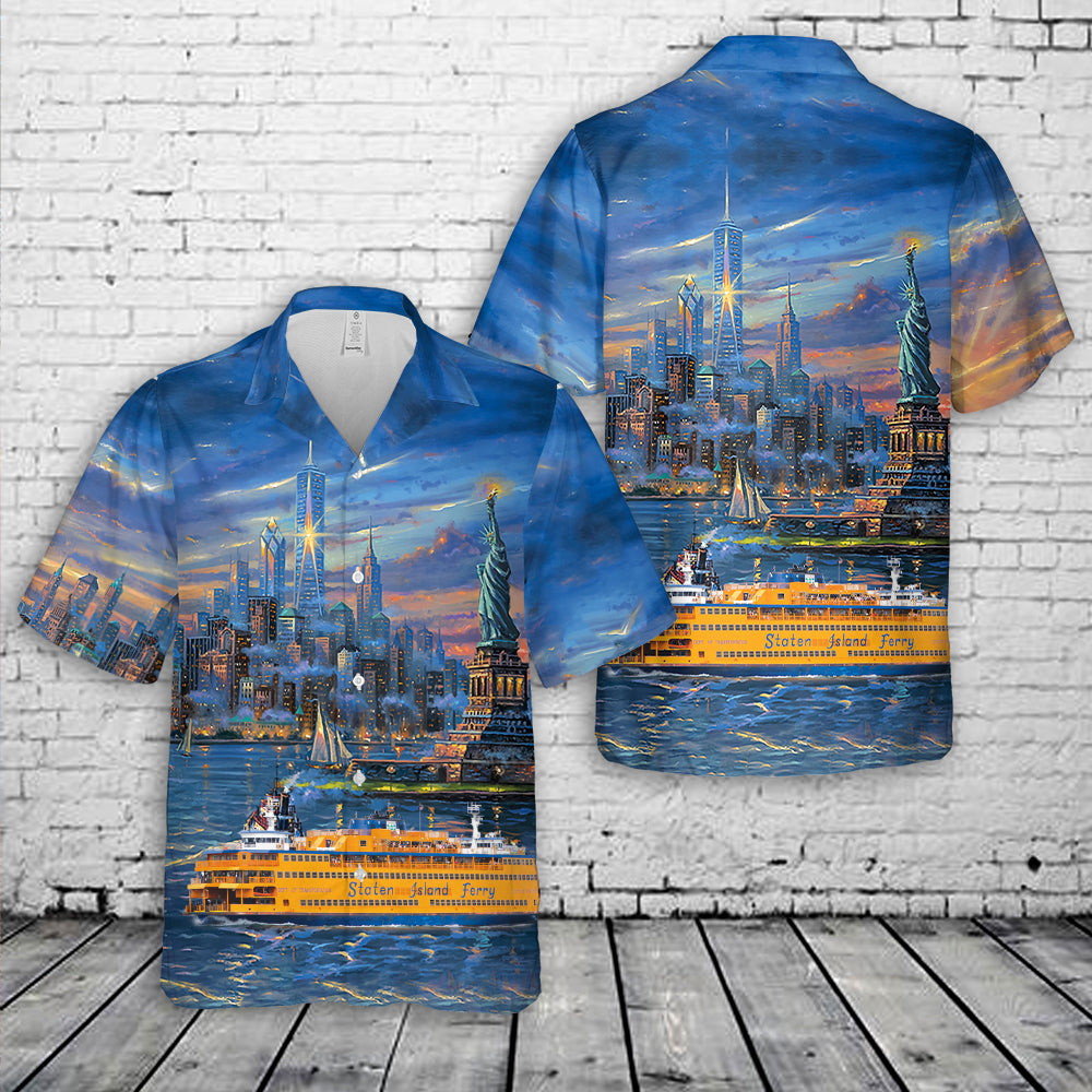 Staten Island Ferry Hawaiian Shirt