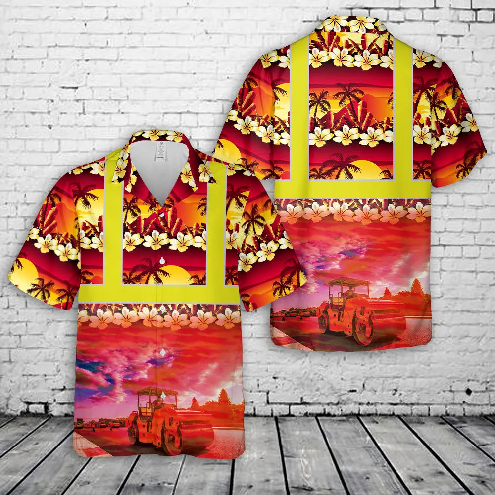 Steamroller Tropical Hawaiian Shirt