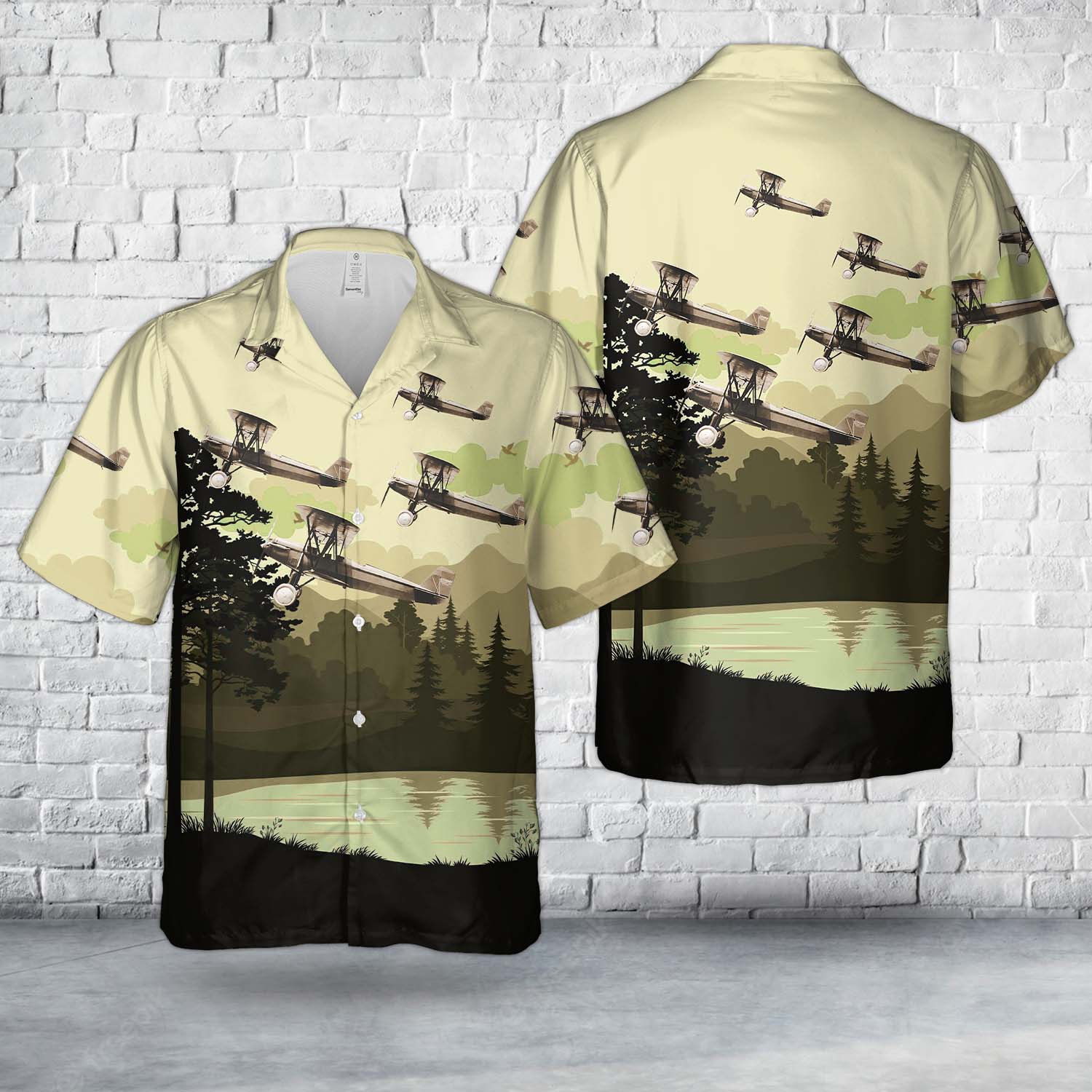 Stearman C1 Hawaiian Shirt