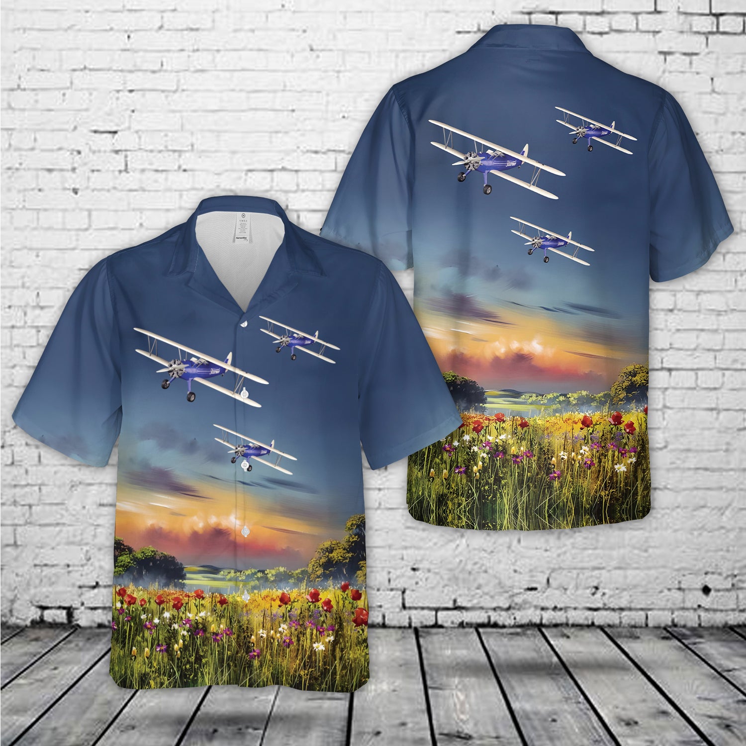 Stearman PT-17 Model aeroplane Hawaiian Shirt