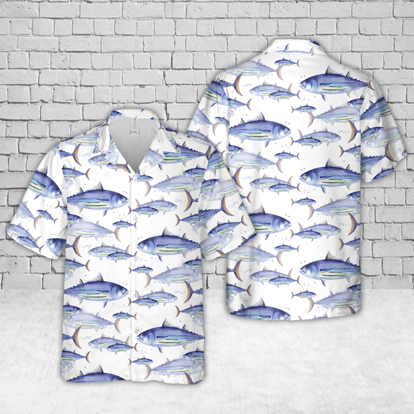 Striped Tuna Hawaiian Shirt