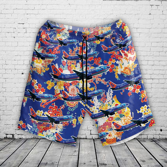 Sun Country Airlines Boeing 737-800 Hawaiian Shorts