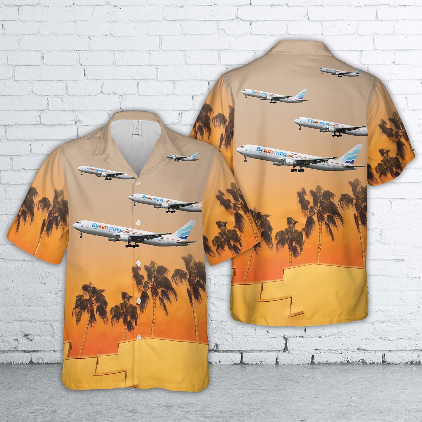 Sunwing Airlines Boeing 767-3Y0/ER Hawaiian Shirt