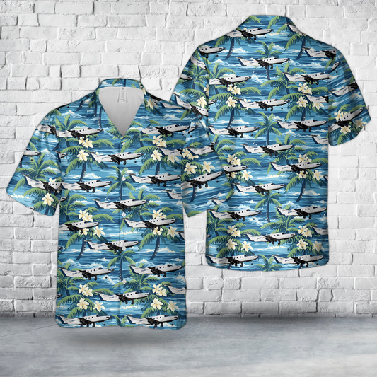 Surf Air Pilatus PC-12 N828SA Hawaiian Shirt