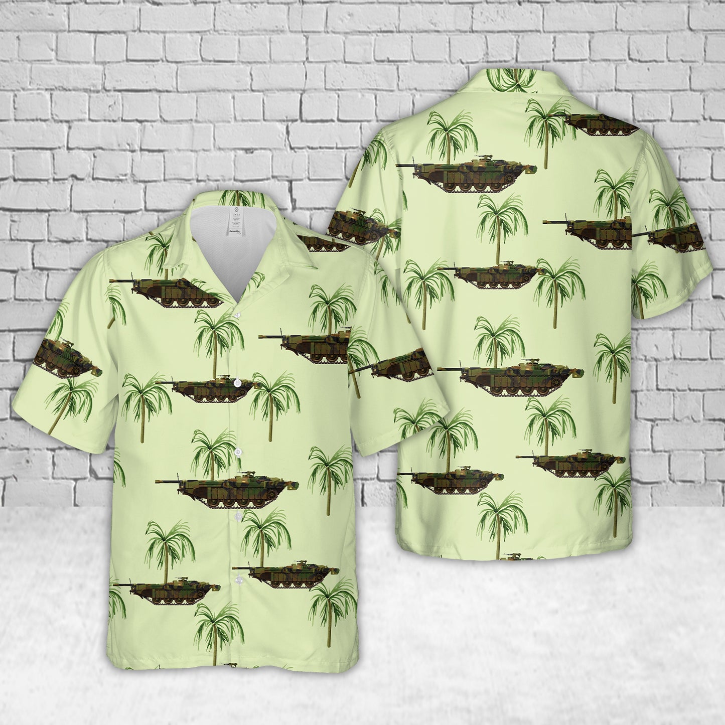 Swedish Army Strv-103 C in the early 1990s Hawaiian Shirt