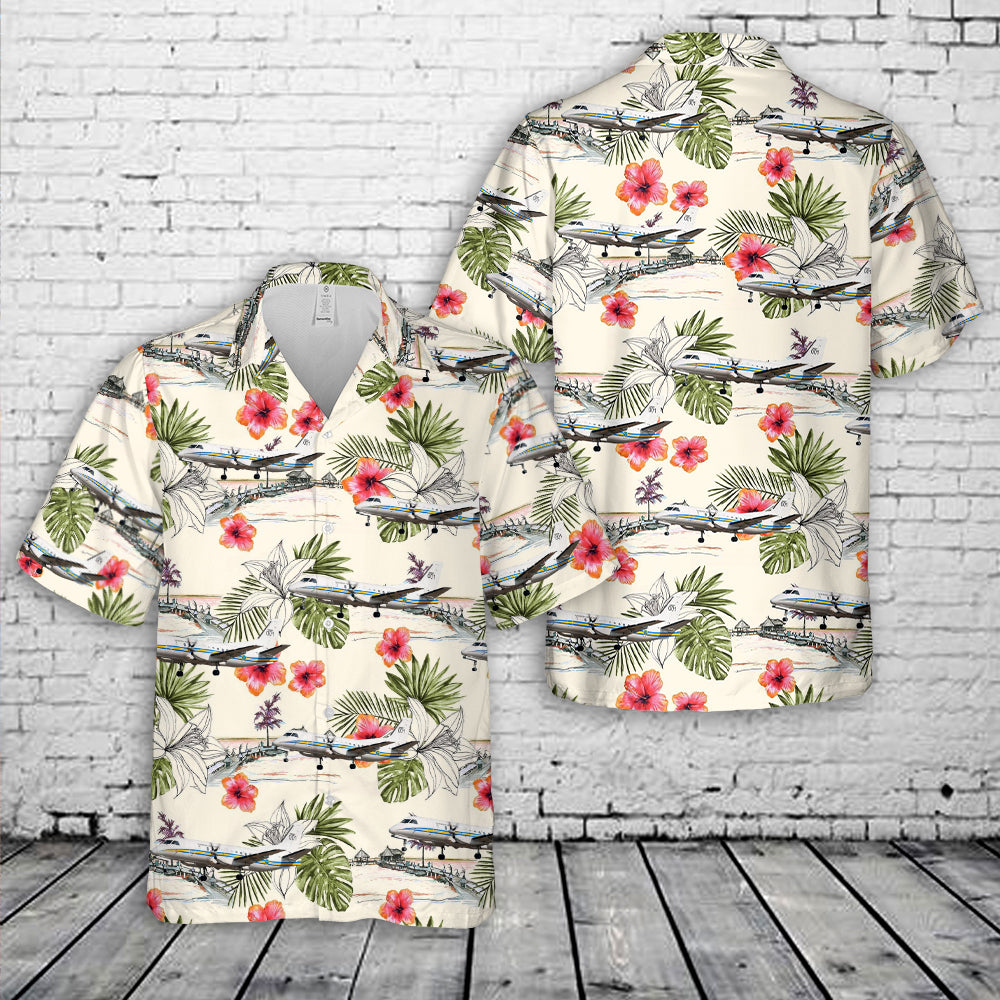 Swedish Air Force Saab 340 Hawaiian Shirt