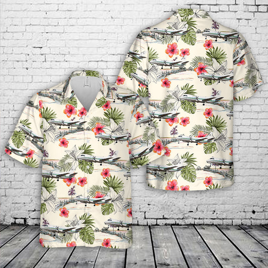 Swedish Air Force Saab 340 Hawaiian Shirt