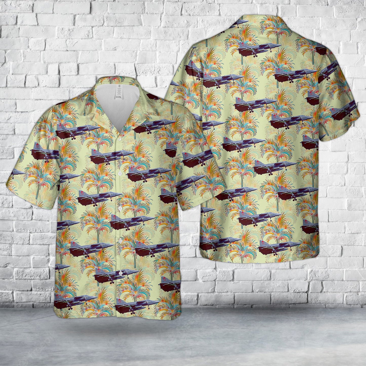 Swedish Air Force Saab JA 37 Viggen "F17-52" Hawaiian Shirt