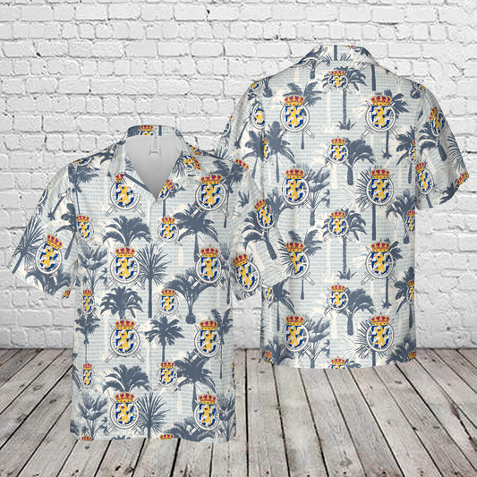 Swedish Army Göta Logistic Regiment (T 2) Hawaiian Shirt