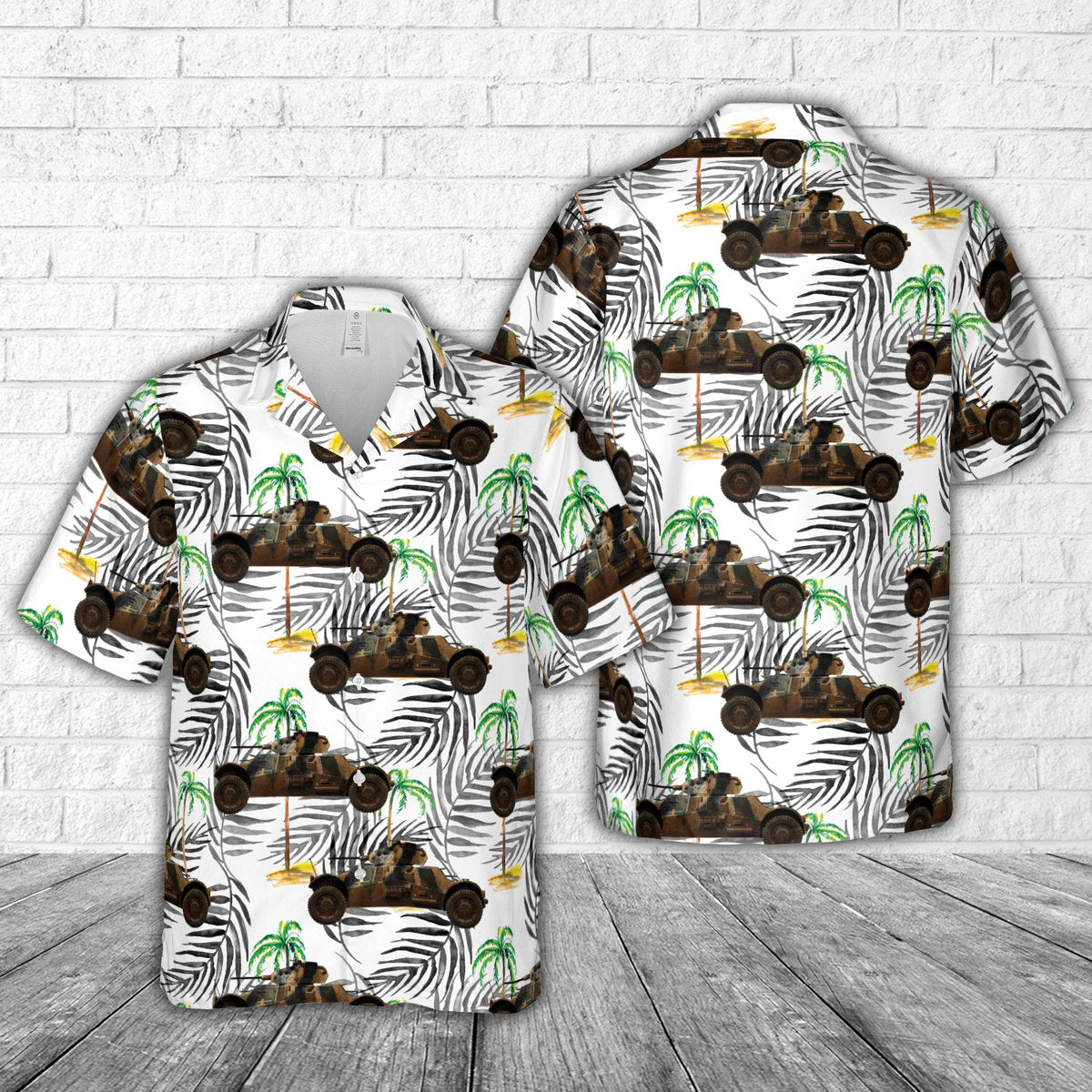 Swedish Army Pansarbil m/40, 1942 Hawaiian Shirt