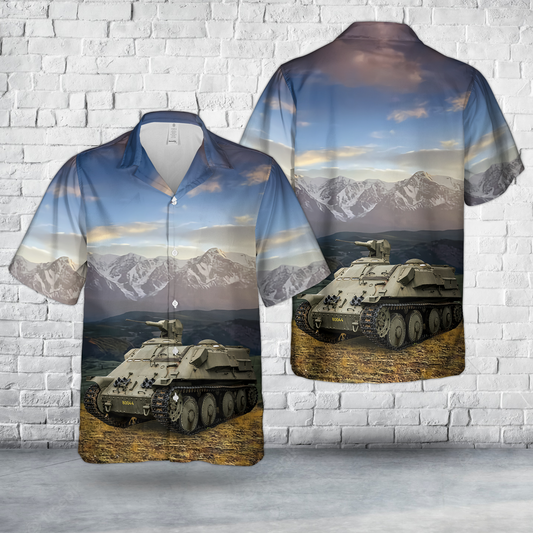 Swedish Army Pbv 301 APC Hawaiian Shirt