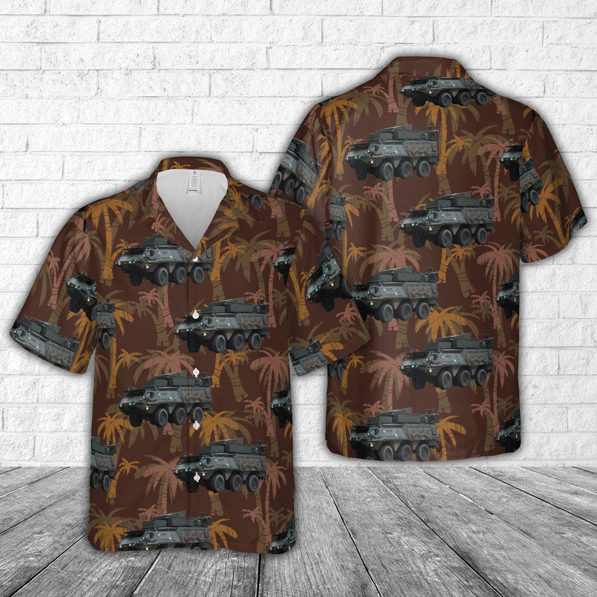 Swedish Army Sisu XA-202 Hawaiian Shirt