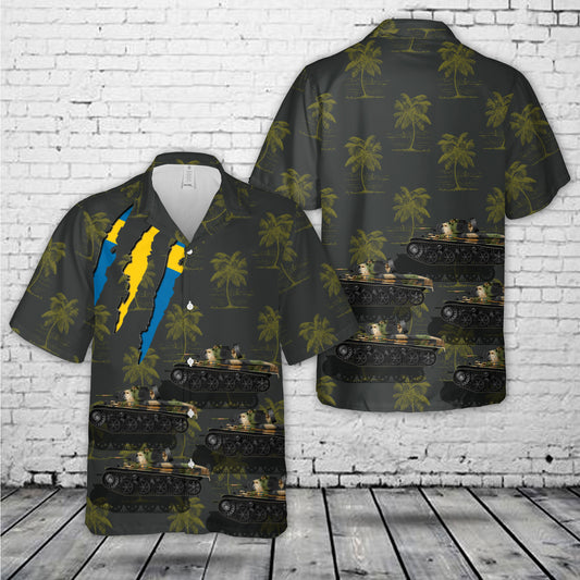 Swedish Army Stridvagn L-60 m/40K (L-60D) Hawaiian Shirt