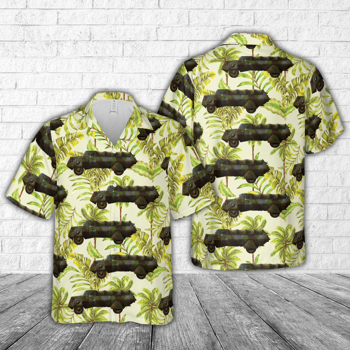 Swedish Army Terrängbil m/42D SKP in 1944 Hawaiian Shirt