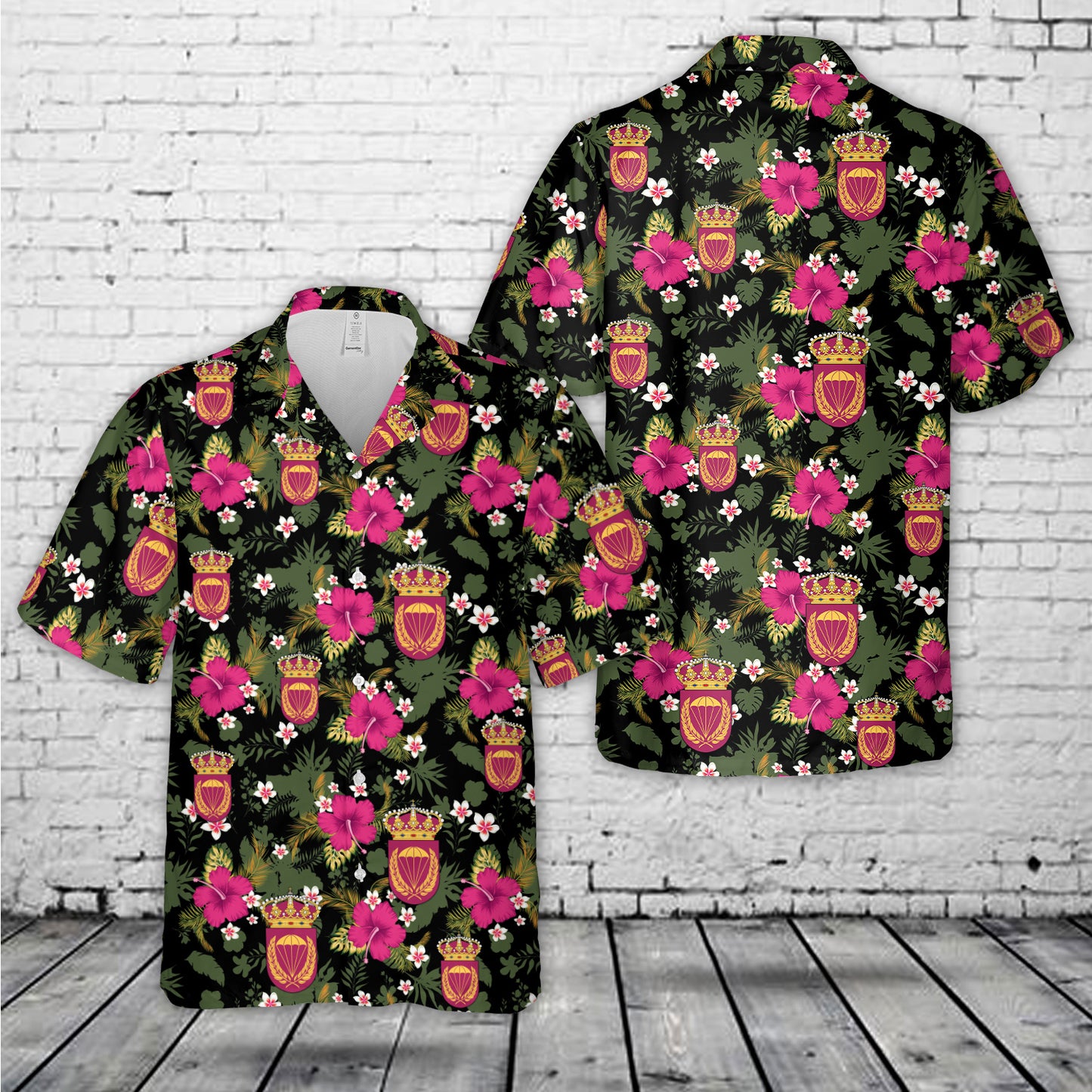 Swedish Army Parachute Ranger School Fallskärmsjägarskolan Hawaiian Shirt