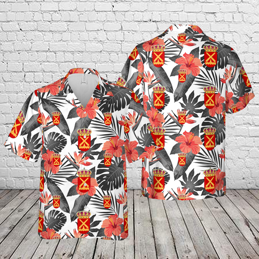 Swedish Navy Swedish Amphibious Corps Hawaiian Shirt