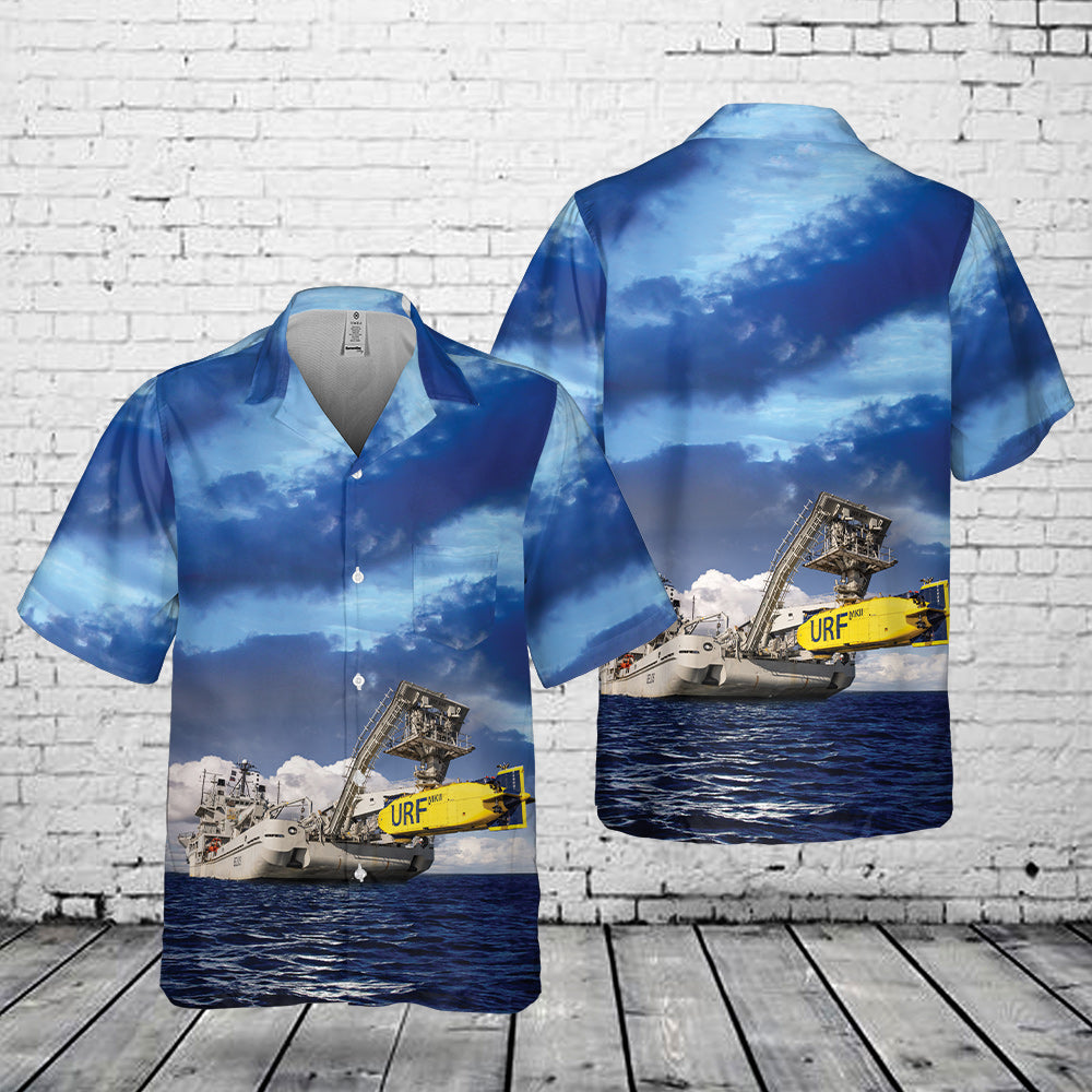 Swedish Submarine Rescue Vehicle (URF) from HSwMS Belos Pocket Hawaiian Shirt