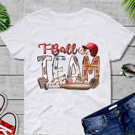 T-ball Team Baseball Classic Unisex T-Shirt Gildan 5000 (Made In US)