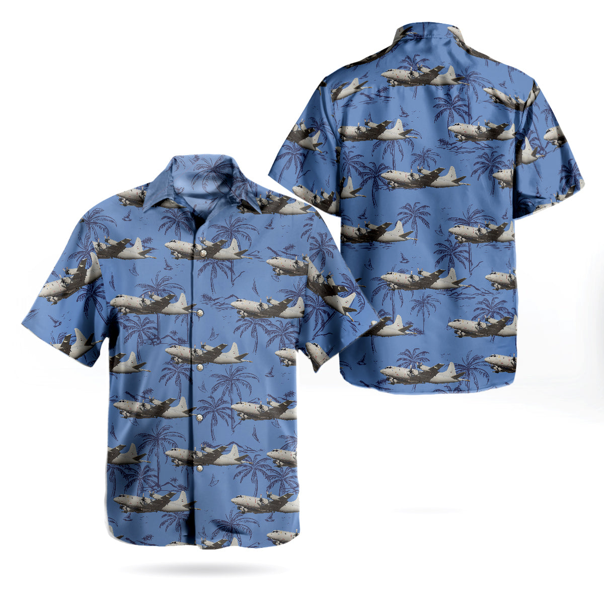 Portuguese Air Force Lockheed P-3C Orion Hawaiian Shirt