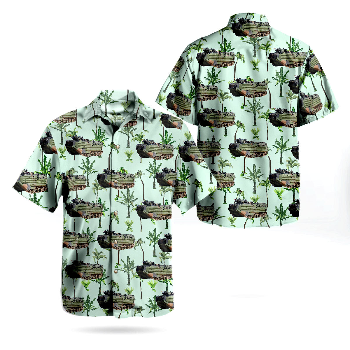 Assault Amphibious Vehicle AAV Hawaiian Shirt