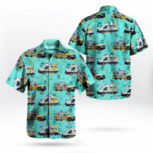 GoldStar Ambulance, Albany, Georgia Fleet Hawaiian Shirt