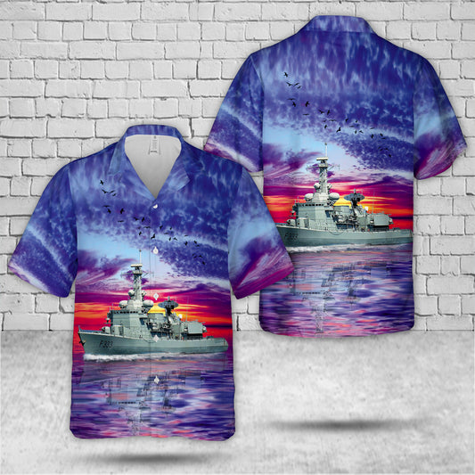 Portuguese Navy NRP Bartolomeu Dias (F333) Of Bartolomeu Dias class Hawaiian Shirt
