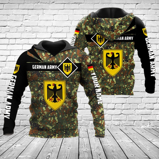 Custom Name German Army 3D Hoodie